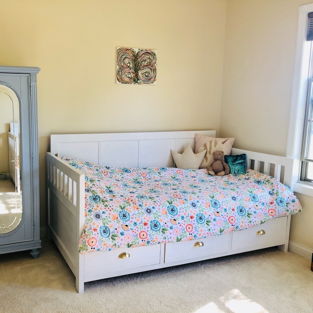 Garnet Hill Wildflower Twin Duvet